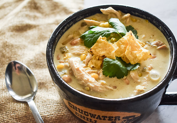 Creamy Green Chile Chicken Chili