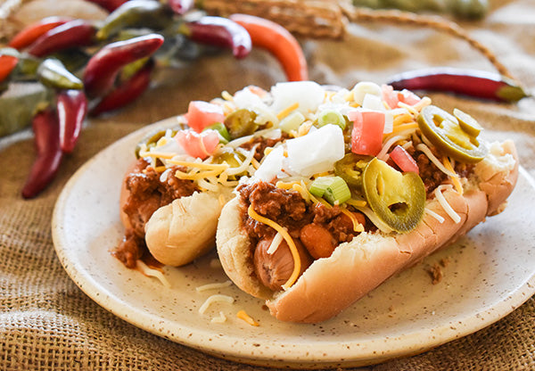 Easy Chili Cheese Dogs